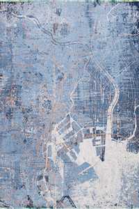 Louis de Poortere Cities Tokyo - Conductive Blue 9314
