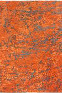 Louis de Poortere Mad Men Stellar - Nebula Orange 9219 - Oranje-Blauw Vloerkleed
