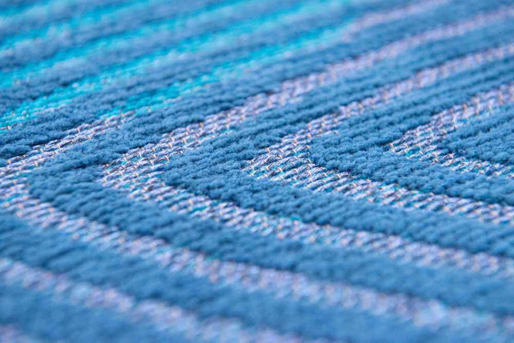 Louis de Poortere Meditation Coral - Blue Lagoon 9225 - Blauw Vloerkleed