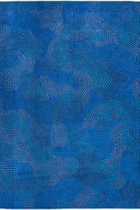 Louis de Poortere Meditation Coral - Blue Lagoon 9225 - Blauw Vloerkleed