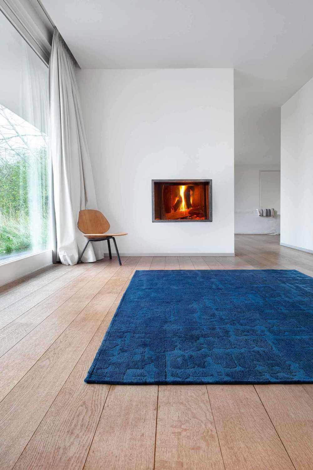 Louis de Poortere Structures Baobab - Suarez Blue 9250 - Blauw Vloerkleed