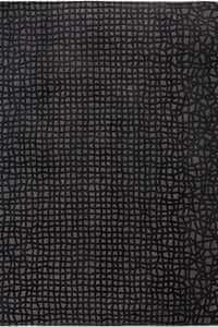 Louis de Poortere Structures Trammel - Oppian Black 9247 - Zwart Vloerkleed