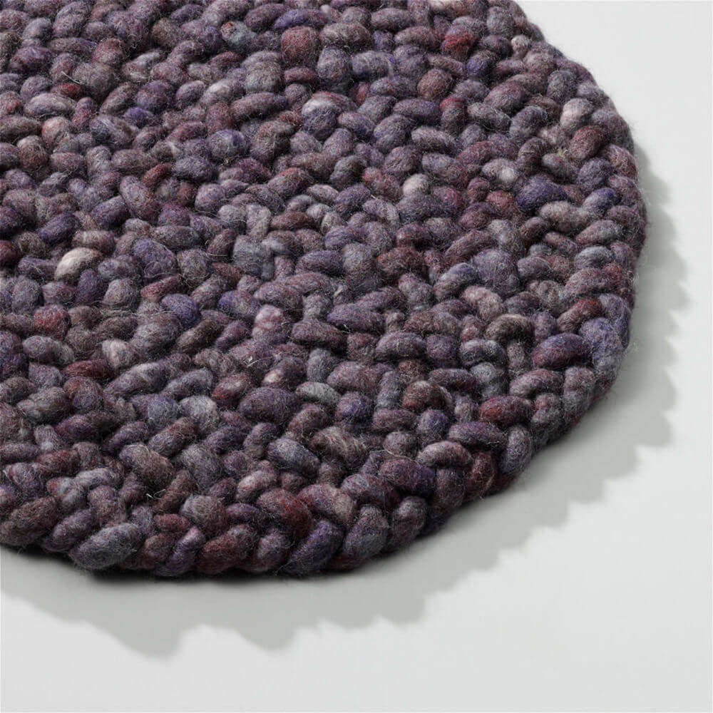 Perletta Roundabout Purper 499 Vloerkleed