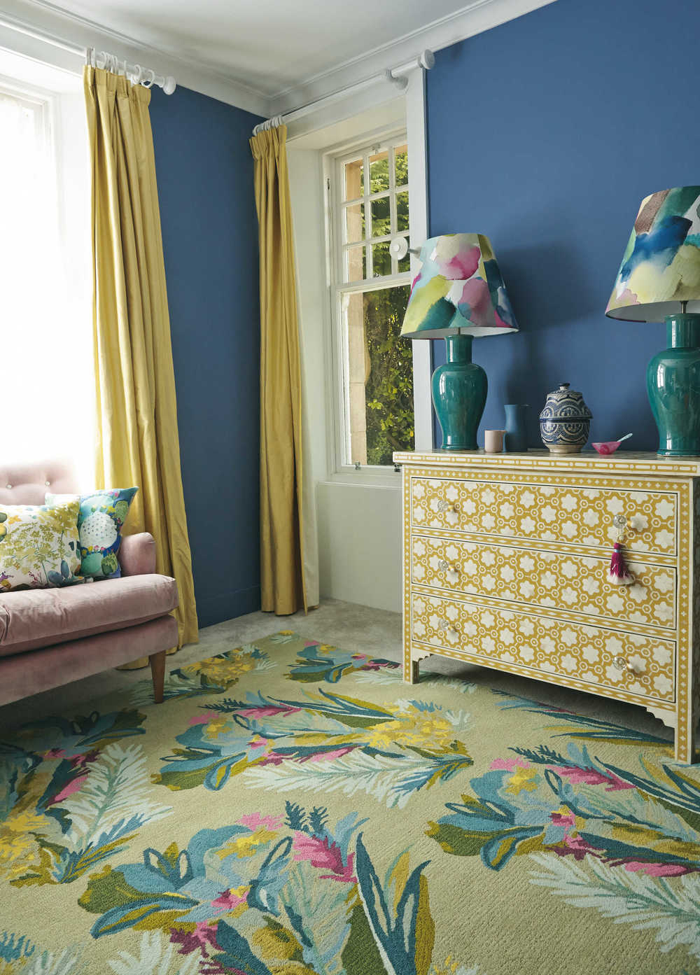 Vloerkleed Bluebellgray Jungle 18307