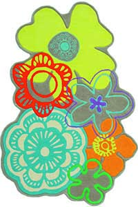 Vloerkleed Brink & Campman Kids Fleur 41207 Vloerkleed Brink & Campman Kids Fleur 41207