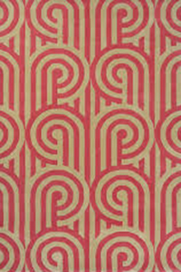 Vloerkleed Florence Broadhurst Turnabouts Claret 39200