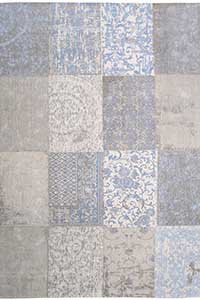 Vloerkleed Louis de Poortere Cameo Gustavian Blue 8237 Vloerkleed Louis de Poortere Cameo Gustavian Blue 8237