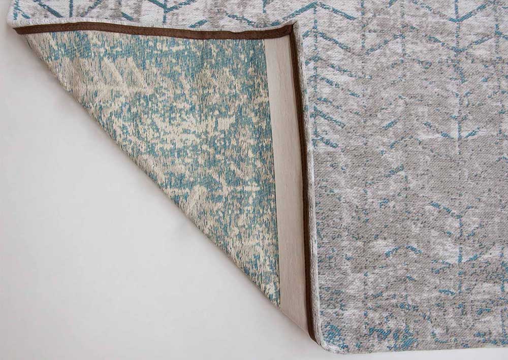 Vloerkleed Louis de Poortere Mad Men Tribeca Blue 8927