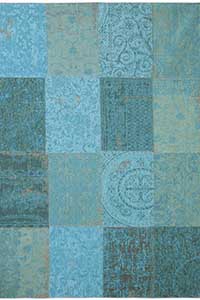 Vloerkleed Louis de Poortere Vintage Azur 8015