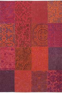 Vloerkleed Louis de Poortere Vintage Orange Purple 8103 Vloerkleed Louis de Poortere Vintage Orange Purple 8103