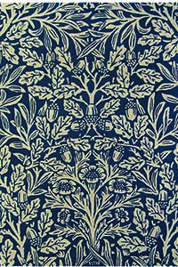 Vloerkleed Morris & Co. Morris Oak-Indigo 27908 Vloerkleed Morris & Co. Morris Oak-Indigo 27908