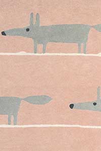 Vloerkleed Scion Mr Fox Blush 25302 Vloerkleed Scion Mr Fox Blush 25302