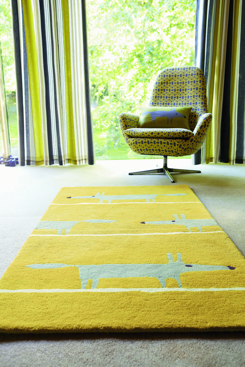 Vloerkleed Scion Mr-Fox-Mustard 25306