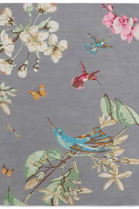 Vloerkleed Wedgwood Hummingbird Grey 37804